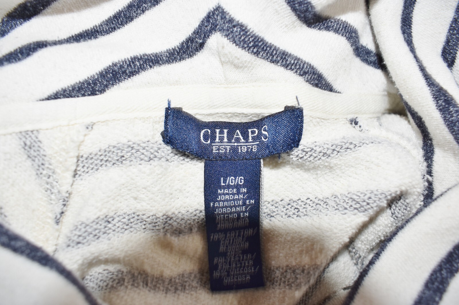 CHAPS Large Drawstring Turtleneck Cowl Sweatshirt… - image 10