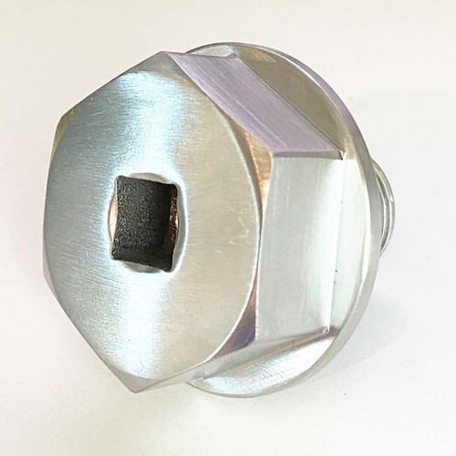 VW Crankshaft Pulley Bolt 36mm, Stainless Steel, Broached 1200-1600cc Upright - Picture 4 of 7