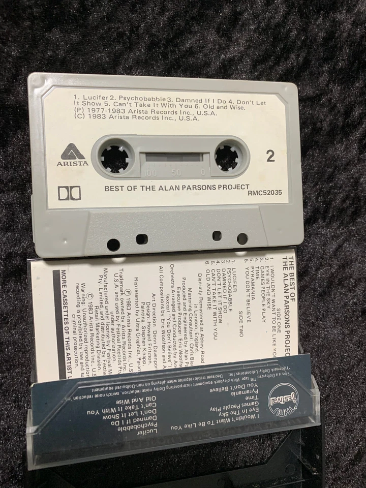 Tape Cassette. The Best of the Alan Parsons Project. 1983 Arista. RMC52035 - Image 3 of 3