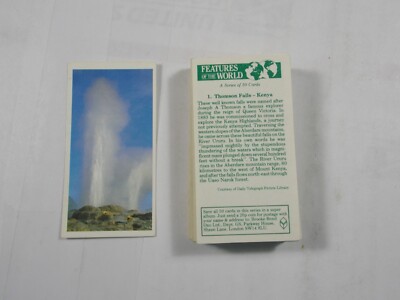 Brooke Bond Tea Cards Features of the World 1984 Complete Set 50
