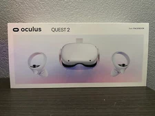 Meta Oculus Quest 2 128GB Advanced All-In-One VR Headset - White w/ Link Cable