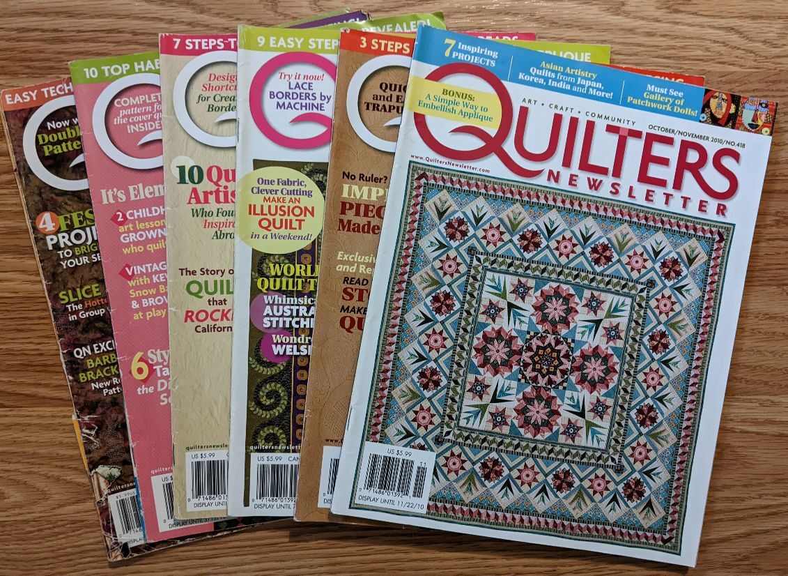Quilter's Newsletter Magazine Year Set - You Choose Year | eBay