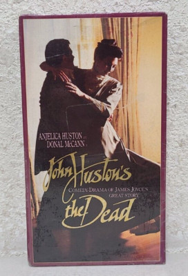 SEALED John Hustons The Dead VHS Tape 1988 Angelica Donal McCann Dublin Joyce