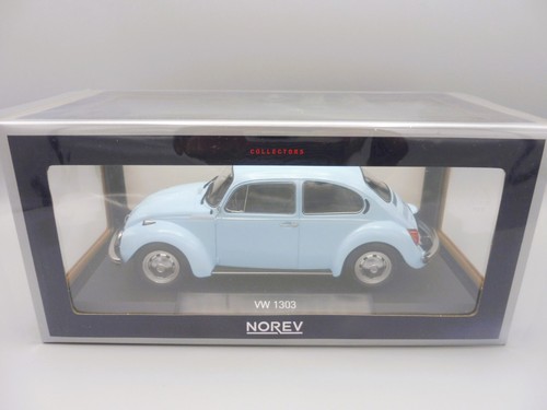 VW COCCINELLE 1973 bleu clair 1/18 Norev 188532 Volkswagen 1303 Beetle - Photo 2 sur 12