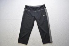 Under Armour Run Leggings ASG Fitted Black Athletic Yoga Pants Womens Size Small