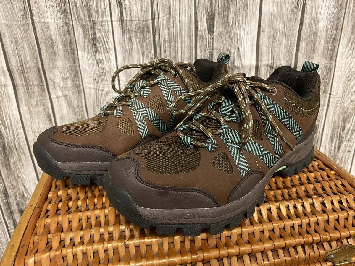 Browning Hiking Shoes Woman Size 8 Brown And Green