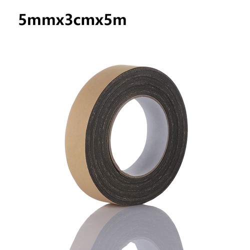 Waterproof Single Sided Adhesive Rubber Strip Tape Seal Strip Foam Sponge - Picture 15 of 15