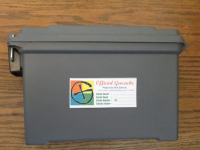 Practical Geocaching    12 Official Geocache Labels - GX Logo - Free Freight!