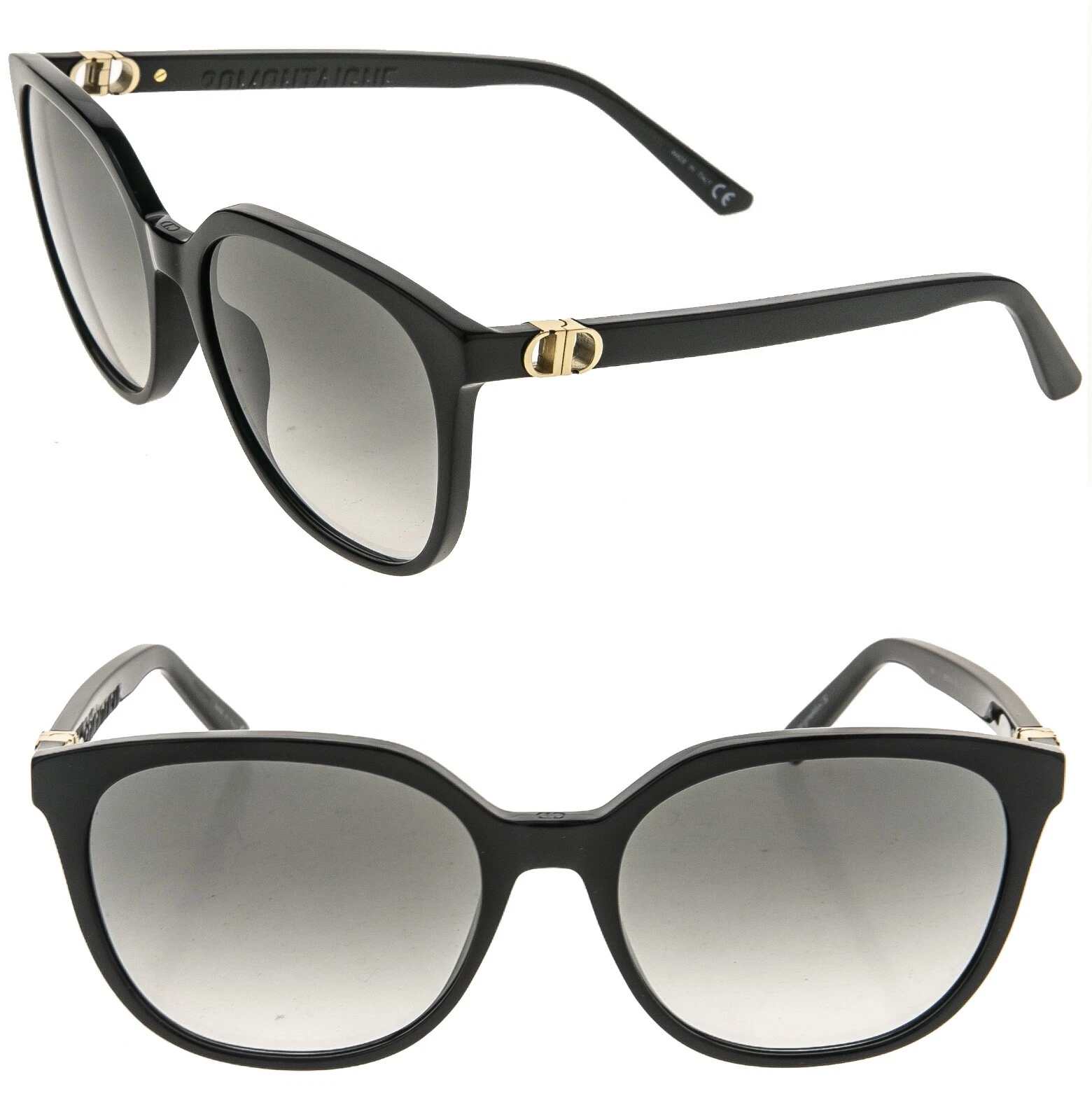 Lunettes de soleil CHRISTIAN DIOR MONTAIGNE noir or 30MontaigneMINI SI CD40018I
