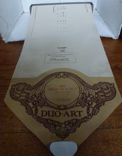 Duo-art Piano Roll. Rachmaninoff's Melodie Op 3 No 3 Played By Rudolf Ganz