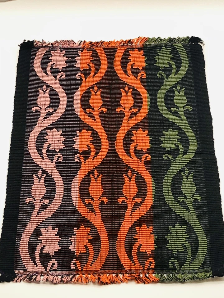 Platzset / Tischmatten, 100% handgefertigte Wolle 🧶Tischset, Satranji Tischest