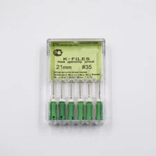 6 Pcs/Pack Dental K Files Endo Root Canal Stainless Steel 21/25/31mm Hand Use