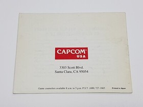 Mega Man 3 Authentic Original NES Nintendo Manual Only *wear