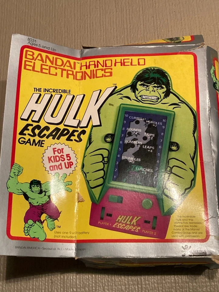 Vintage 1978 Hulk Escapes Bandai Handheld Game - Image 4 of 4