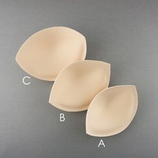 Push-Up BH-Schalen, A-B-C-Cup,  Farbe Haut, zum Einn&auml;hen, Brautkleid, Abendkleid