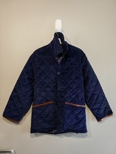 Mascot Grenada Quilted Corduroy Jacket Size 34 Made England Country Coat Dacron
