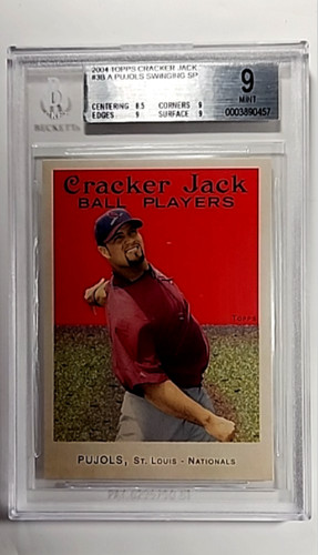 Albert Pujols [Mini Blue] #3 2004 Topps Cracker Jack card