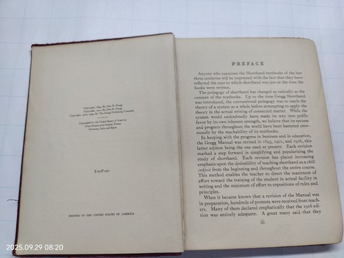 Antique 1929 John Robert Gregg Speed Studies Anniversary Edition Hardcover Book - Picture 8 of 9