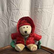 Starbucks 2006 Holiday Plush Bear with Red Jacket and Green Mittens Original