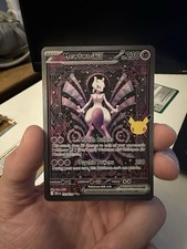 Carta Pokemon Holo Full Art 30° Anniversario Mewtwo EX 30° Anniversario 151/128