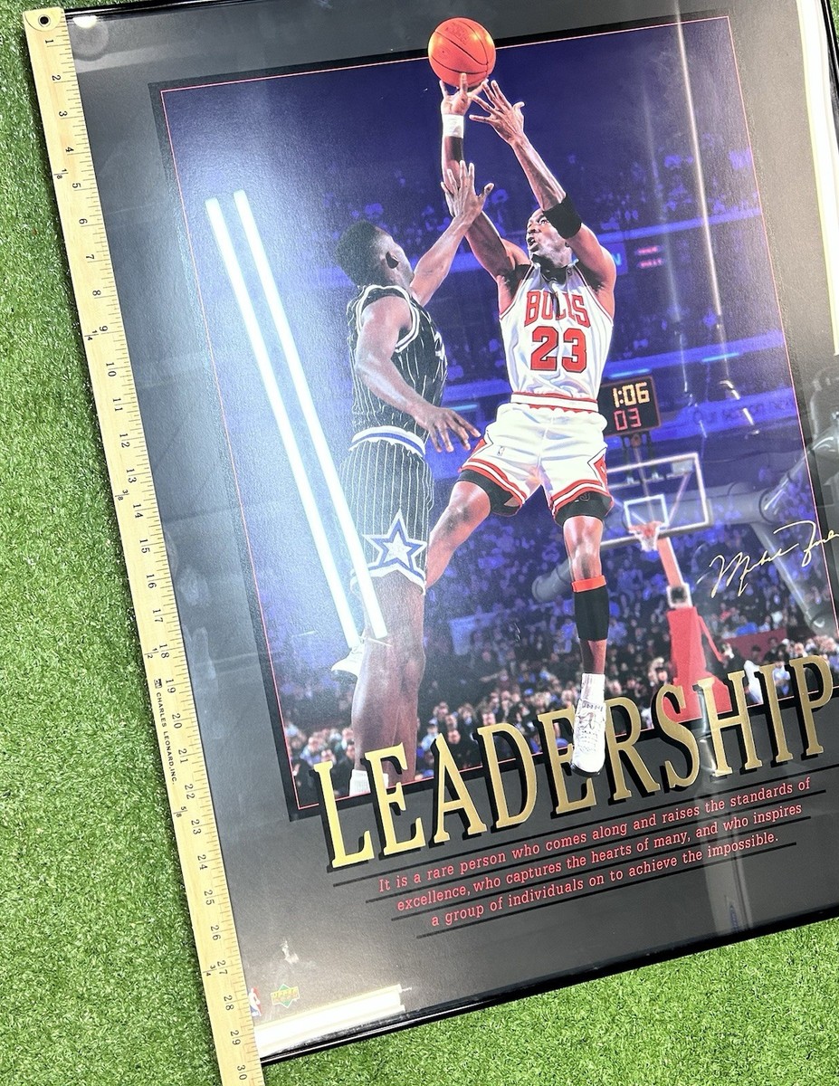 1996 Upper Deck Michael Jordan Limited Edition Poster Print