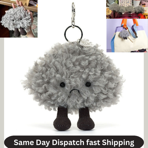 Jelly cat Amuseables Storm Cloud Bag Charm 5.91in Ultra-Soft