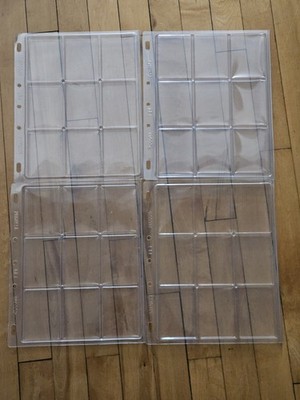 4x Slab Album Binder Page Encap Coin Storage Sheet for PCGS NGC
