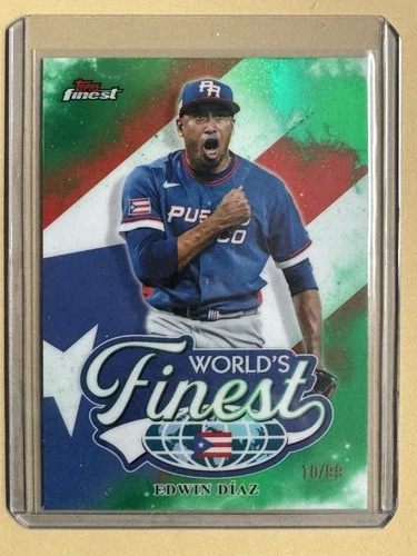 2026 Topps Finest Edwin Diaz Green (RAW)