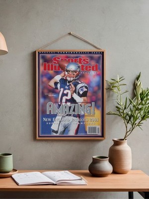 Tom Brady Sport Illustrated Cover 2002 - Fine Art Print