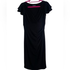 Lauren Ralph Lauren Flattering Ruched Little Black Dress