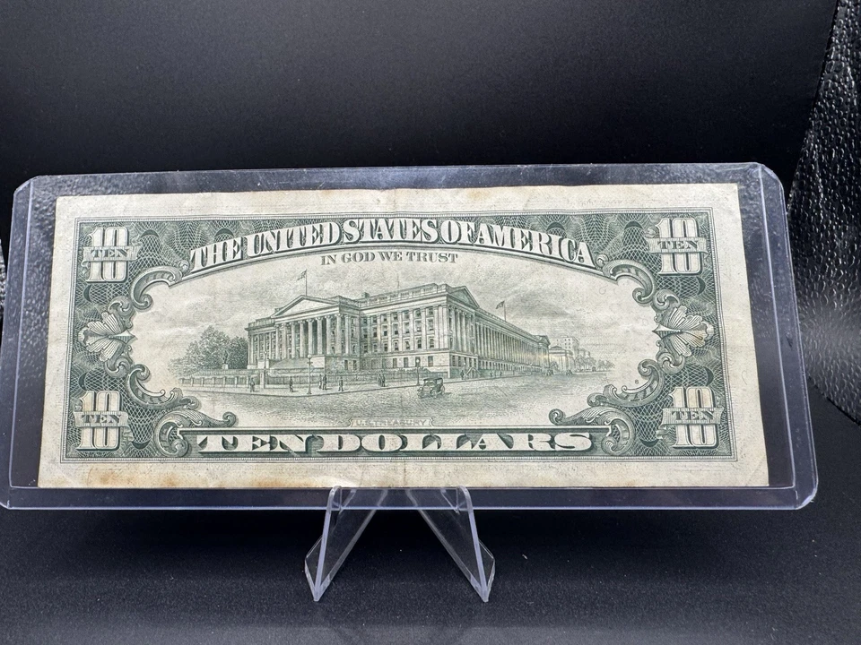 💵 1985 $10 Federal Reserve Note B31562394A Crisp Vintage Bill 💎 - Image 2 of 2