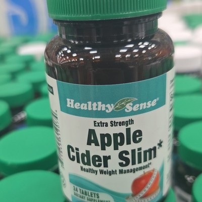 Healthy Sense Extra Strength Apple Cider Vinegar Weight Management Tablets 24