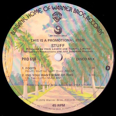 Stuff  - Foots / (Do You) Want Some Of This (12'', Promo)