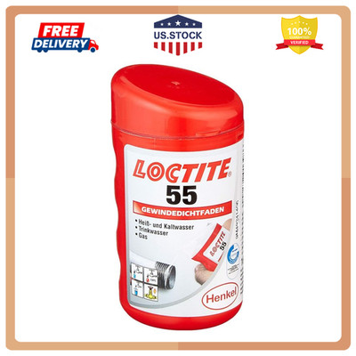Loctite 55 Pipe Thread Seal Cord 150m Water Gas Leak Fix