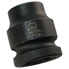 Matco ADV BSP126V Stubby Impact Socket 3/8" 6 Point 3/8" Drive Durable Auto Tool