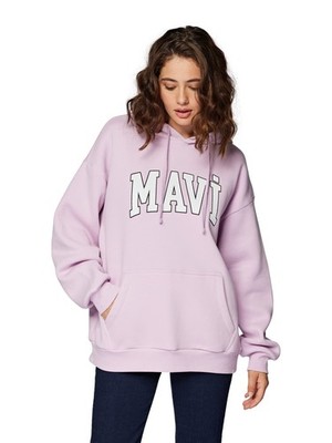 MAVI Damen Sweatshirt Mavi Sweatshirt Kapuzenpullover Hoodie Rosa fair, XXS