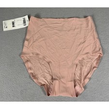 Chantelle SoftStretch High Waist Brief Panty One Size Nude Blush Seamless NWT