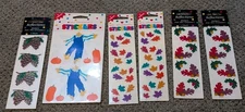 Lot Of 6 Mrs Grossman's Fall Season & Reflections Stickers, New Sealed