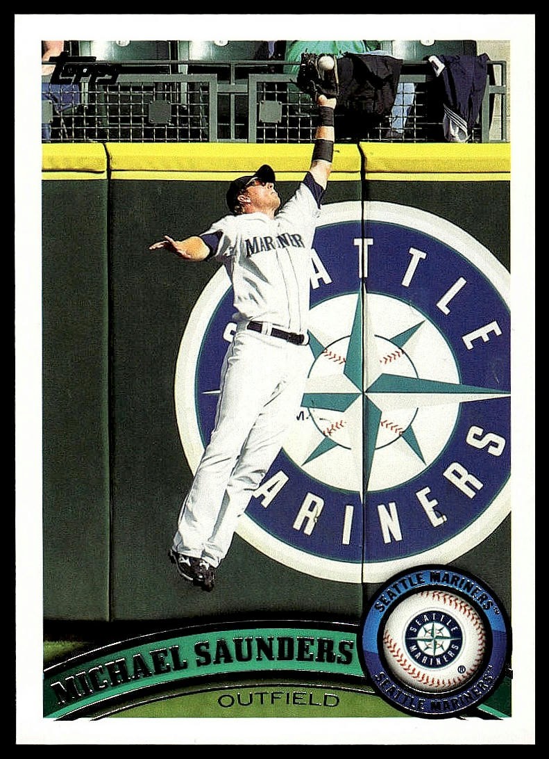 Michael Saunders 2011 Topps #252