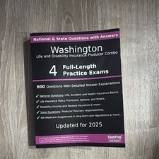 ExamPrep WA Life & Disability Producer Combo ...