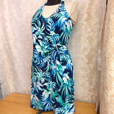 NEW Tommy Bahama Womens Sz Medium Clara Dress Tropical Resortwear Retail 148