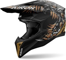 Airoh Motorrad Crosshelm Wraaap Cyborg AI40040090