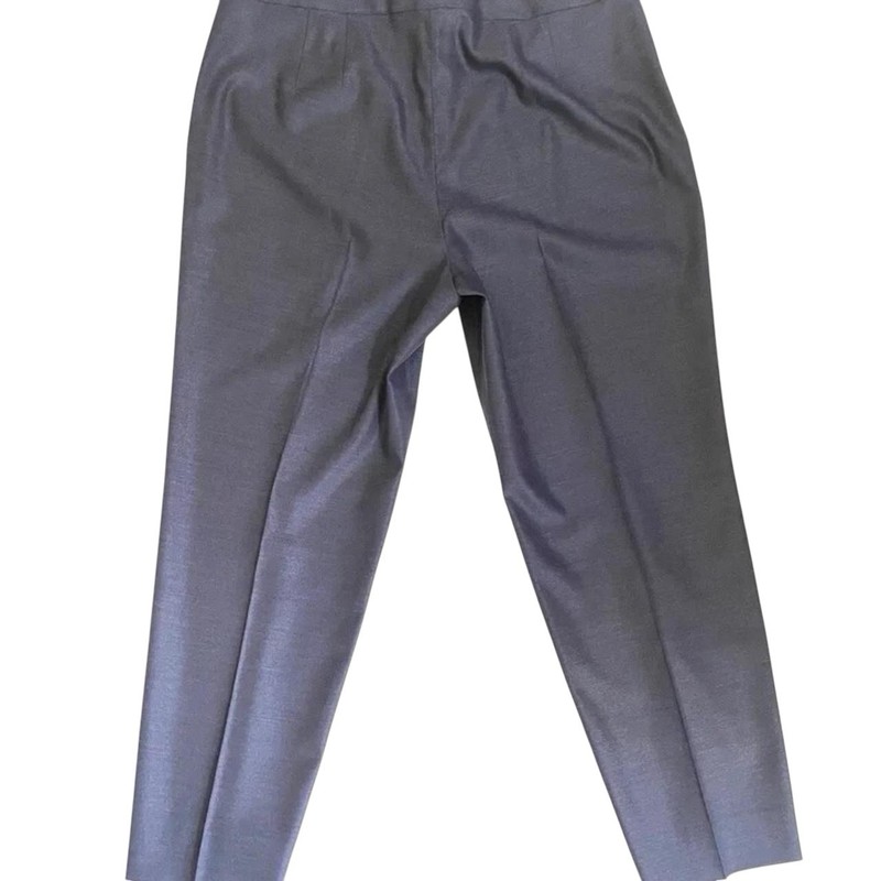 St. John Gray slim perfect fit lightweight Emma Pant Size 14