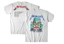 1987 Metallica Crash Course In Brain Surgery Shirt Vintage Unisex Cotton S-5XL