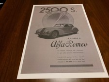 ALFA ROMEO STAMPA LITO NUOVA ALFA ROMEO 6C  2500 S -50X35 COME DA FOTO NUOVA NEW
