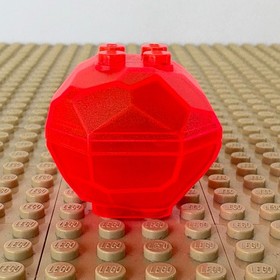 LEGO Space, Life On Mars: 4 x 4 Trans-Neon Orange Rock, 30293, 30294, 7315, 2001