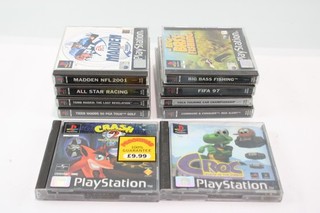 Sony Playstation Vintage Video Games Boxed Bundle Inc Fifa97 Etc