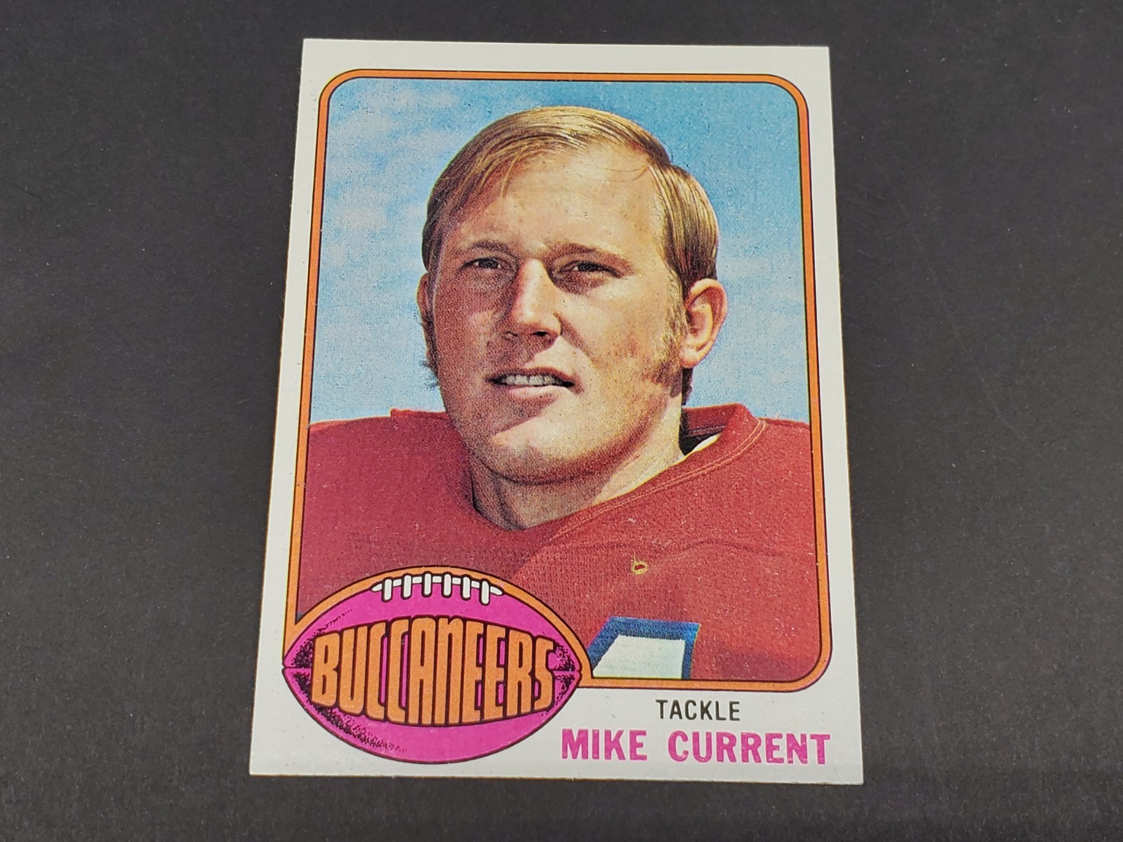 1976 TOPPS FOOTBALL #097 MIKE CURRENT HIGH GRADE NR MINT + BEAUTIFUL