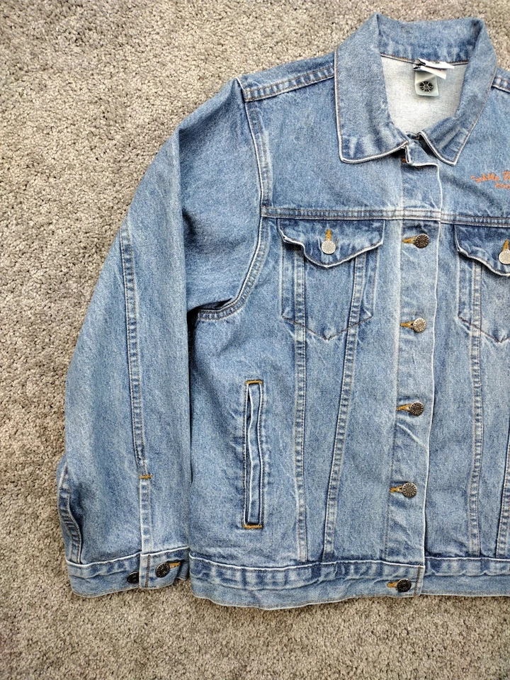 Vtg Cowboy by Choice “Cowgirl By Choice Gotta Ride” Denim Jacket Western Sz M - Image 4 of 4