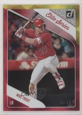 2018 Panini Donruss Elite Series Gold 46/99 Mike Trout #ES8 00lu